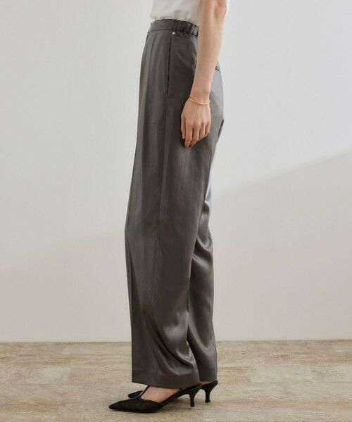 ROPE' / ロペ その他パンツ | 【WEB・一部店舗限定】ブライトハンマーサテンテーパードパンツ/洗える | 詳細10