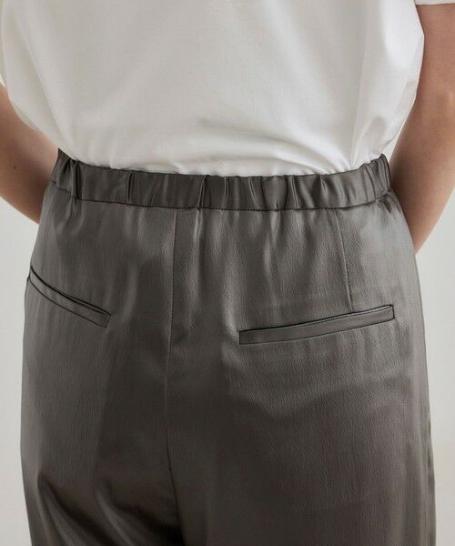 ROPE' / ロペ その他パンツ | 【WEB・一部店舗限定】ブライトハンマーサテンテーパードパンツ/洗える | 詳細12