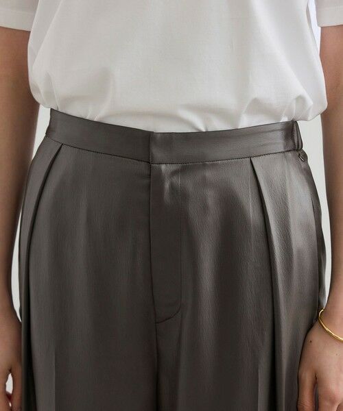 ROPE' / ロペ その他パンツ | 【WEB・一部店舗限定】ブライトハンマーサテンテーパードパンツ/洗える | 詳細13