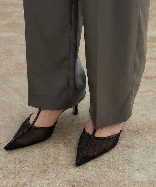 ROPE' / ロペ その他パンツ | 【WEB・一部店舗限定】ブライトハンマーサテンテーパードパンツ/洗える | 詳細16