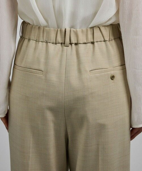 ROPE' / ロペ スラックス・ドレスパンツ | 【洗える】ウール混ツイル ベルト付きツータックワイドパンツ/セットアップ対応【WEB・一部店舗限定】 | 詳細9