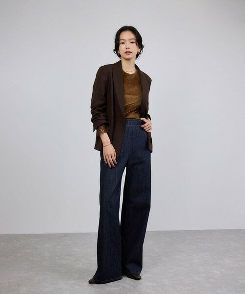 ROPE' / ロペ テーラードジャケット | ウールフランネルセミダブルジャケット/セットアップ対応 | 詳細13