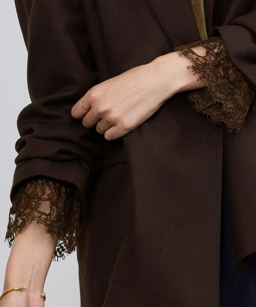 ROPE' / ロペ テーラードジャケット | ウールフランネルセミダブルジャケット/セットアップ対応 | 詳細15