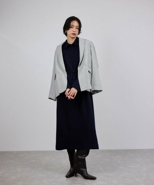 ROPE' / ロペ テーラードジャケット | ウールフランネルセミダブルジャケット/セットアップ対応 | 詳細16