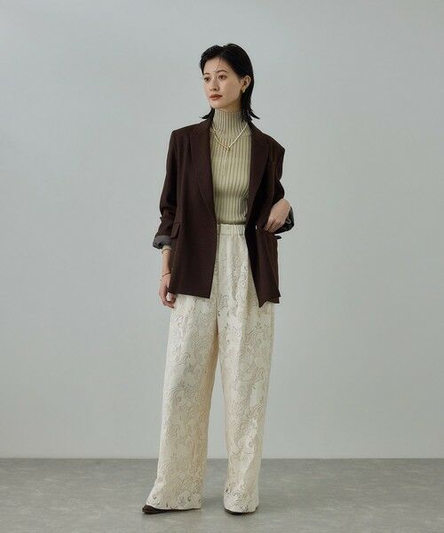 ROPE' / ロペ テーラードジャケット | ウールフランネルセミダブルジャケット/セットアップ対応 | 詳細18