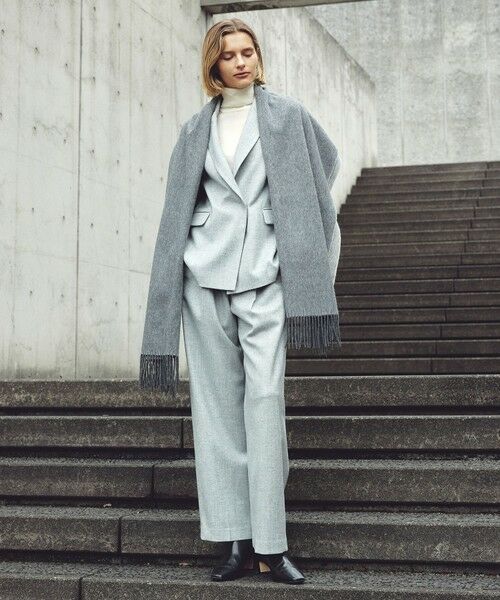 ROPE' / ロペ テーラードジャケット | ウールフランネルセミダブルジャケット/セットアップ対応 | 詳細2