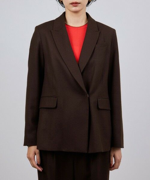 ROPE' / ロペ テーラードジャケット | ウールフランネルセミダブルジャケット/セットアップ対応 | 詳細21