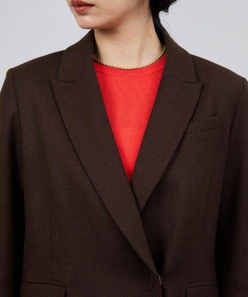 ROPE' / ロペ テーラードジャケット | ウールフランネルセミダブルジャケット/セットアップ対応 | 詳細25