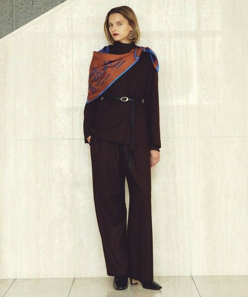 ROPE' / ロペ テーラードジャケット | ウールフランネルセミダブルジャケット/セットアップ対応 | 詳細3