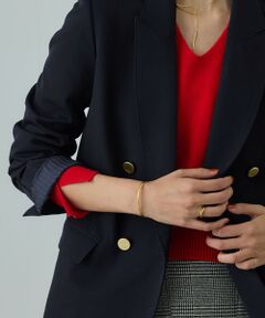 ROPE' / ロペ テーラードジャケット | ストレッチ金ボタンブレザージャケット