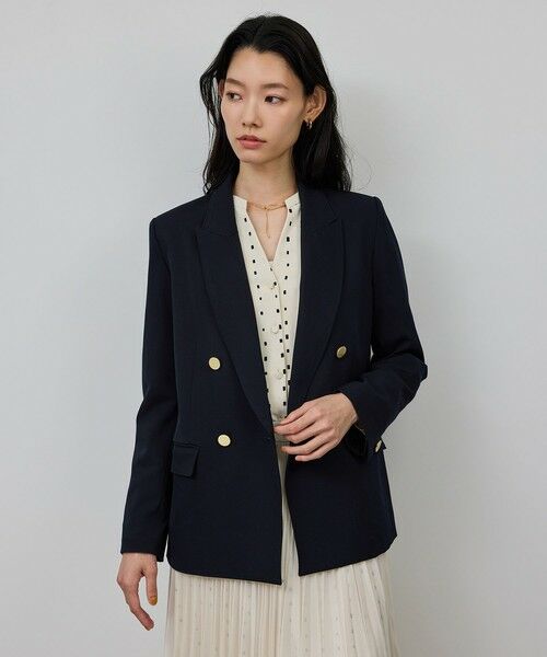 ROPE' / ロペ テーラードジャケット | ストレッチ金ボタンブレザージャケット | 詳細16