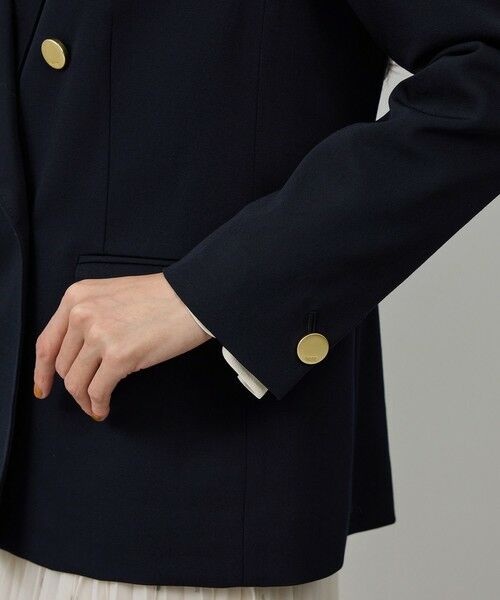 ROPE' / ロペ テーラードジャケット | ストレッチ金ボタンブレザージャケット | 詳細25