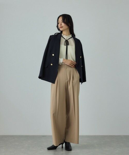 ROPE' / ロペ テーラードジャケット | ストレッチ金ボタンブレザージャケット | 詳細5