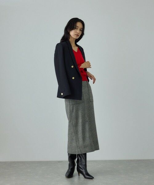 ROPE' / ロペ テーラードジャケット | ストレッチ金ボタンブレザージャケット | 詳細8