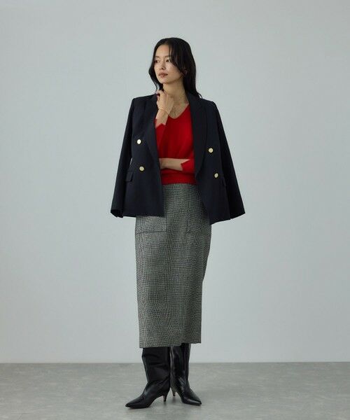 ROPE' / ロペ テーラードジャケット | ストレッチ金ボタンブレザージャケット | 詳細9