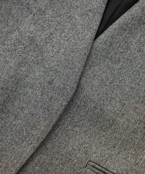 ROPE' / ロペ テーラードジャケット | ウール混ノーカラージャケット(無地/ヘリンボーン)/セットアップ対応 | 詳細24