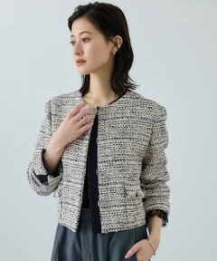 ROPE' / ロペ ノーカラージャケット | ツイードジャケット