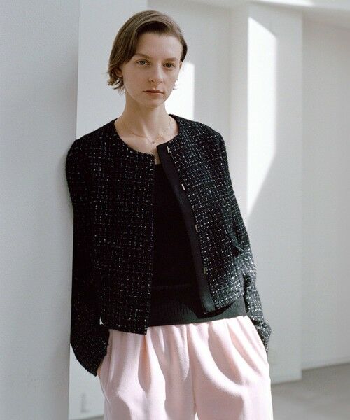 ROPE' / ロペ ノーカラージャケット | ツイードジャケット | 詳細1