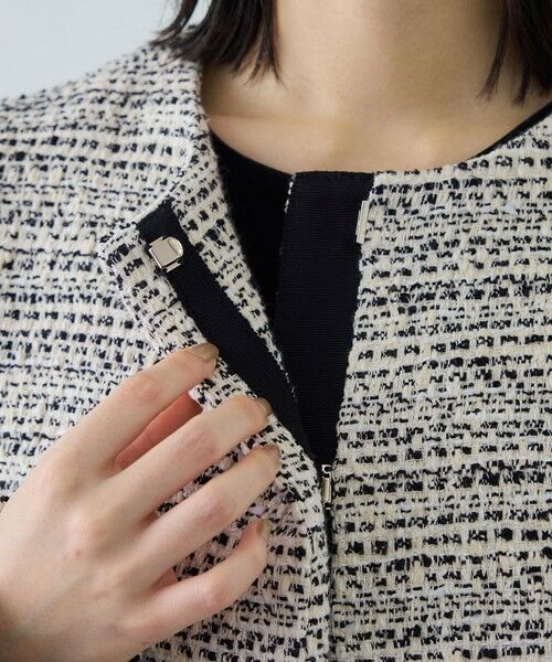 ROPE' / ロペ ノーカラージャケット | ツイードジャケット | 詳細14