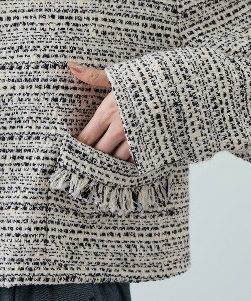 ROPE' / ロペ ノーカラージャケット | ツイードジャケット | 詳細17