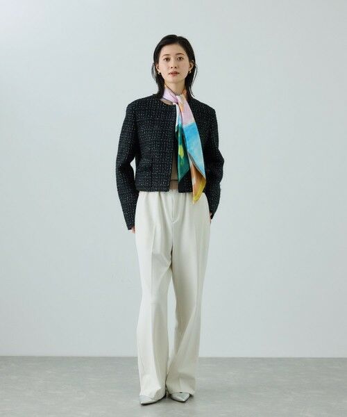 ROPE' / ロペ ノーカラージャケット | ツイードジャケット | 詳細2