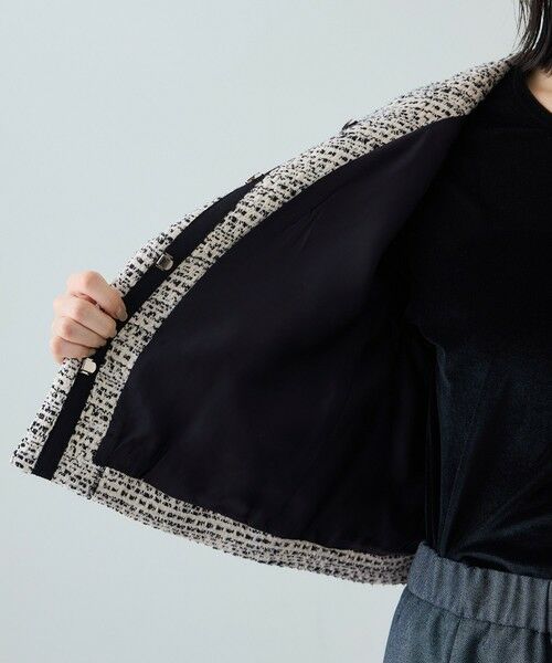 ROPE' / ロペ ノーカラージャケット | ツイードジャケット | 詳細19