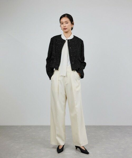 ROPE' / ロペ ノーカラージャケット | ツイードジャケット | 詳細25