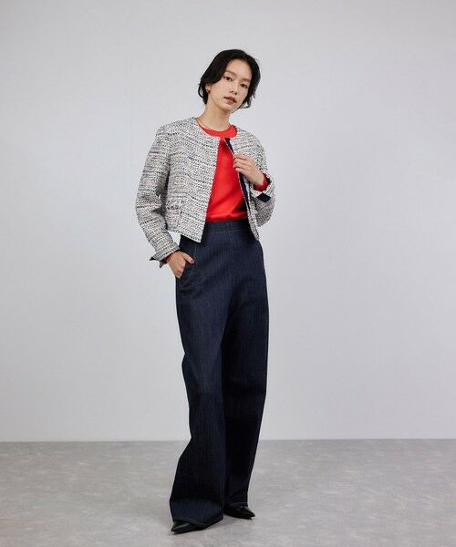 ROPE' / ロペ ノーカラージャケット | ツイードジャケット | 詳細29