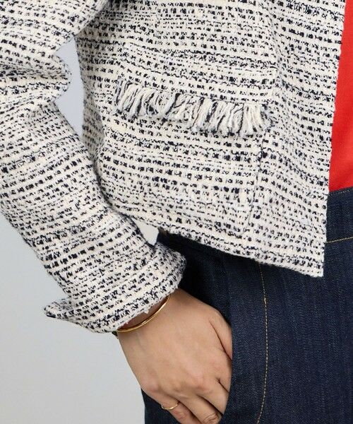 ROPE' / ロペ ノーカラージャケット | ツイードジャケット | 詳細7
