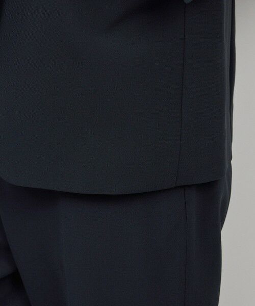 ROPE' / ロペ ノーカラージャケット | トリアセダブルクロス Ｖネックジャケット/イージーケア・セットアップ対応・25AW | 詳細14