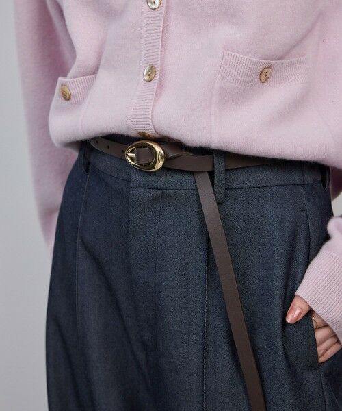 ROPE' / ロペ ベルト・サスペンダー | アシンメトリーフォルムバックルレザーベルト | 詳細1