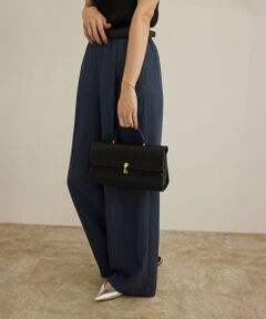 ROPE' / ロペ ハンドバッグ | フラップワイドレザーハンドバッグ
