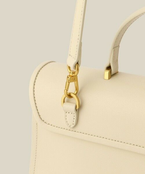 ROPE' / ロペ ハンドバッグ | フラップワイドレザーハンドバッグ | 詳細10