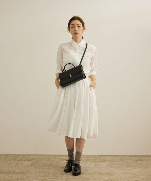 ROPE' / ロペ ハンドバッグ | フラップワイドレザーハンドバッグ | 詳細2