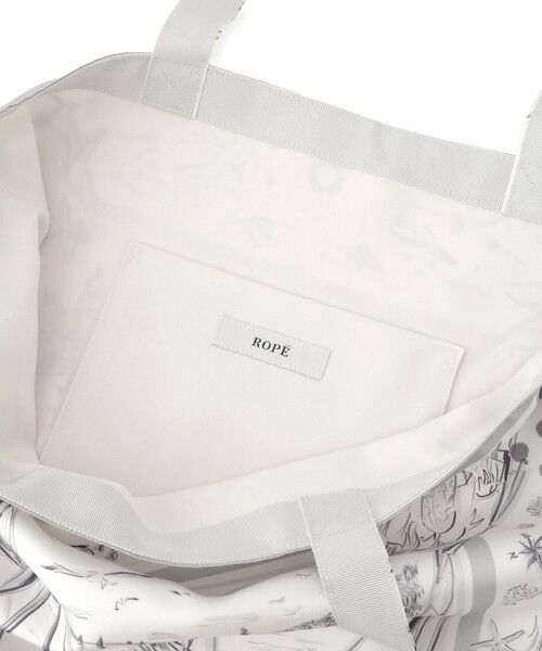 ROPE' / ロペ トートバッグ | 【YUKO SAEKI for ROPE’・コラボ】スカーフ柄プリント シルクトートバッグ【A4対応】 | 詳細18