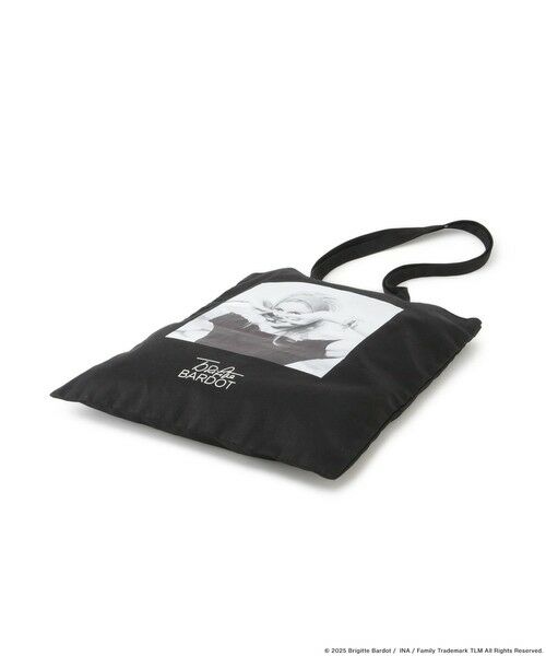 ROPE' / ロペ トートバッグ | 【Brigitte Bardot×ROPE'・コラボ】モノクロフォトプリントキャンバストートバッグ【A4対応】 | 詳細5