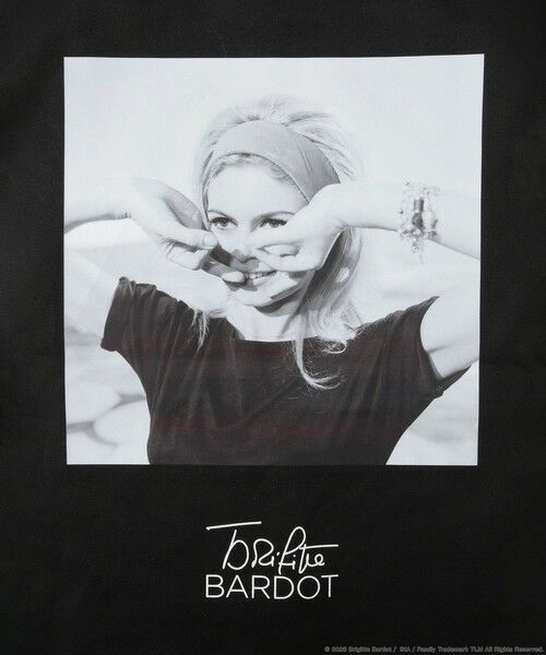 ROPE' / ロペ トートバッグ | 【Brigitte Bardot×ROPE'・コラボ】モノクロフォトプリントキャンバストートバッグ【A4対応】 | 詳細8