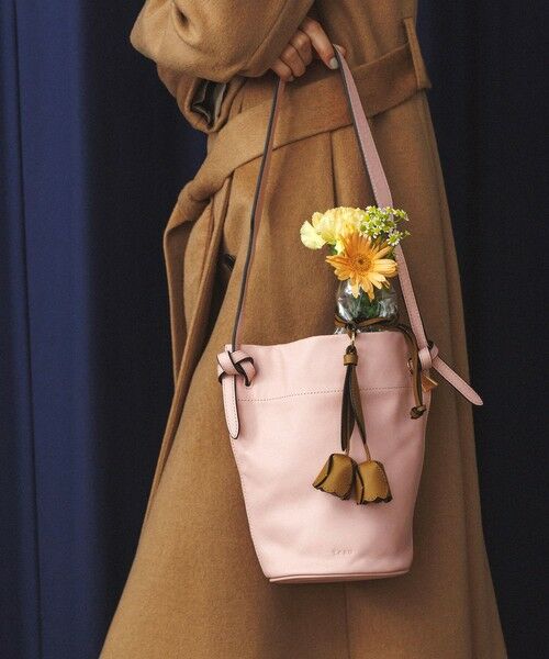 ROPE'/ロペ 【teau・牛革・マルチWAY】panier vine shoulder bag/持ち手長さ調整可能 ピンク(63) F ROPE'/ロペ 【teau・牛革・マルチWAY】panier vine shoulder bag/持ち手長さ調整可能 ピンク(63) F