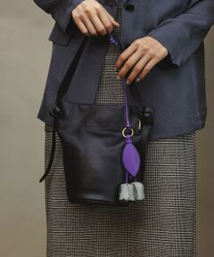 ROPE' / ロペ キーホルダー・ストラップ | 【teau・牛革】panier tulip ring charm（キー/バッグチャーム・ネックレス）