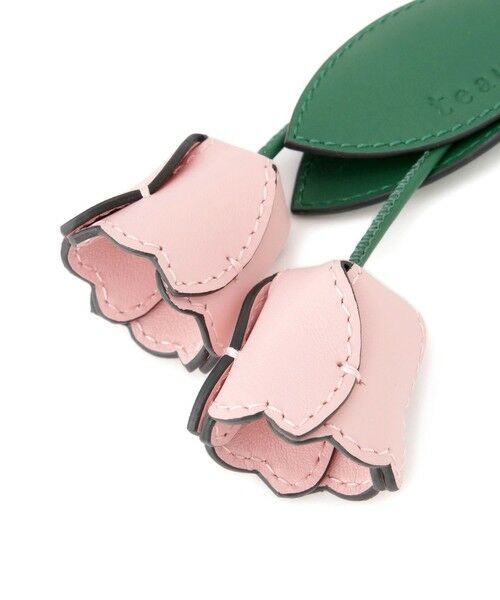ROPE' / ロペ キーホルダー・ストラップ | 【teau・牛革】panier tulip ring charm（キー/バッグチャーム・ネックレス） | 詳細12