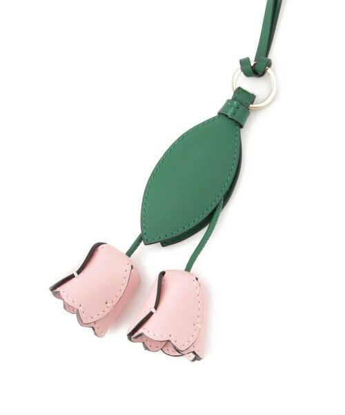 ROPE' / ロペ キーホルダー・ストラップ | 【teau・牛革】panier tulip ring charm（キー/バッグチャーム・ネックレス） | 詳細15