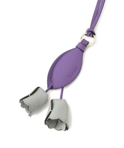 ROPE' / ロペ キーホルダー・ストラップ | 【teau・牛革】panier tulip ring charm（キー/バッグチャーム・ネックレス） | 詳細18