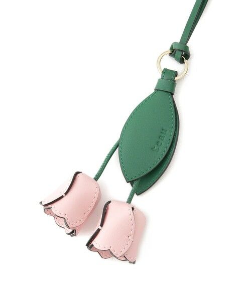 ROPE' / ロペ キーホルダー・ストラップ | 【teau・牛革】panier tulip ring charm（キー/バッグチャーム・ネックレス） | 詳細20