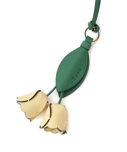 ROPE' / ロペ キーホルダー・ストラップ | 【teau・牛革】panier tulip ring charm（キー/バッグチャーム・ネックレス） | 詳細21