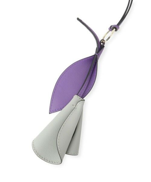 ROPE' / ロペ キーホルダー・ストラップ | 【teau・牛革】panier pansy ring charm（キー/バッグチャーム・ネックレス） | 詳細8