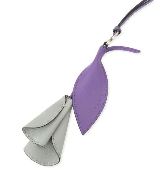 ROPE' / ロペ キーホルダー・ストラップ | 【teau・牛革】panier pansy ring charm（キー/バッグチャーム・ネックレス） | 詳細9