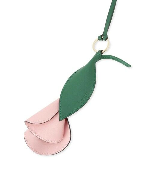 ROPE' / ロペ キーホルダー・ストラップ | 【teau・牛革】panier pansy ring charm（キー/バッグチャーム・ネックレス） | 詳細11