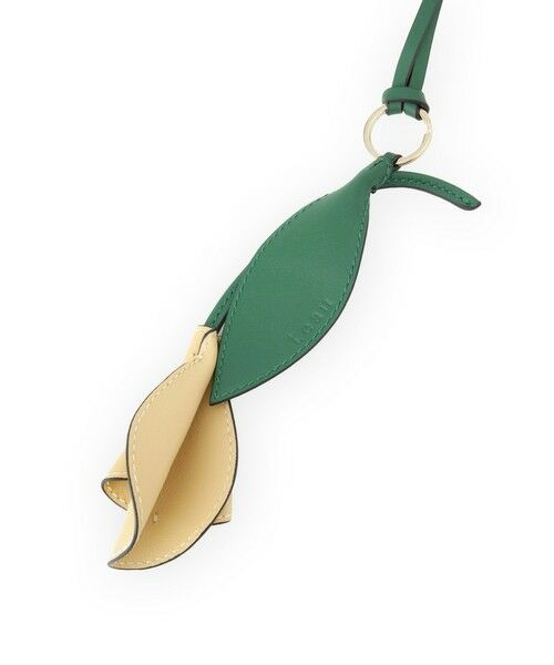 ROPE' / ロペ キーホルダー・ストラップ | 【teau・牛革】panier pansy ring charm（キー/バッグチャーム・ネックレス） | 詳細12