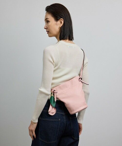 ROPE' / ロペ キーホルダー・ストラップ | 【teau・牛革】panier pansy ring charm（キー/バッグチャーム・ネックレス） | 詳細16