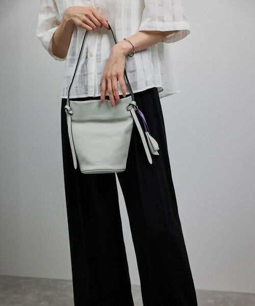 ROPE' / ロペ キーホルダー・ストラップ | 【teau・牛革】panier pansy ring charm（キー/バッグチャーム・ネックレス） | 詳細17